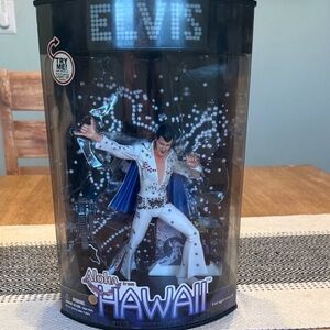 Elvis Presley Action Figure - White and Blue